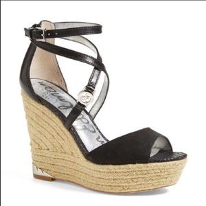 Black Sam Edelman Espadrille Wedge